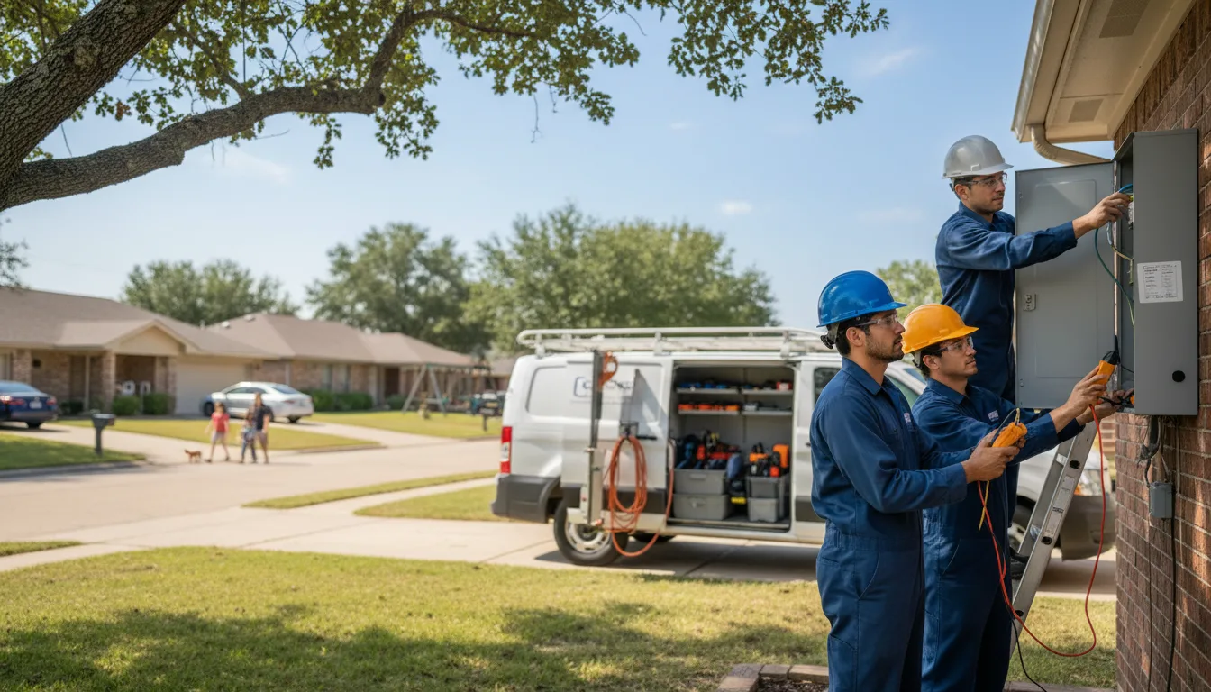 Certified electrician providing emergency electrical services in Mckenzie, AL